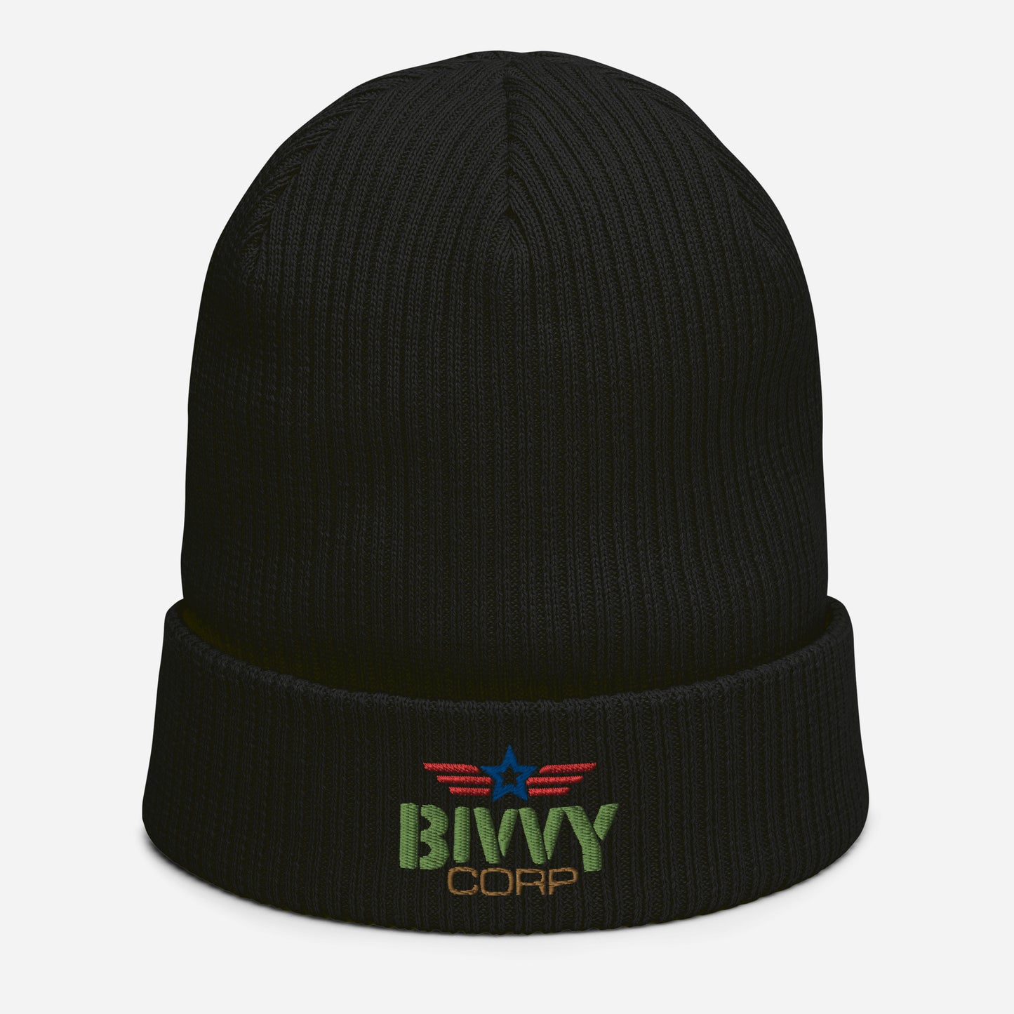 Organic ribbed beanie